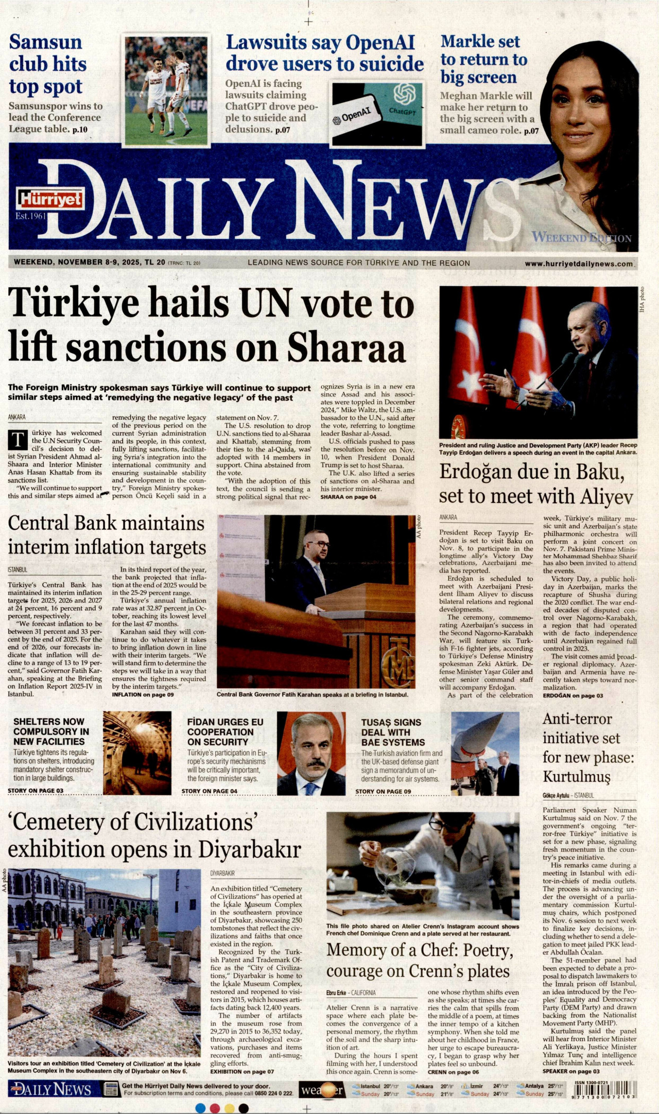 Hürri̇yet Dai̇ly News