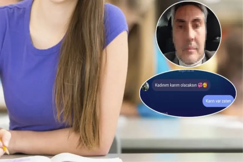  ÖĞRETMENİN TACİZ MESAJLARI İFŞA OLDU