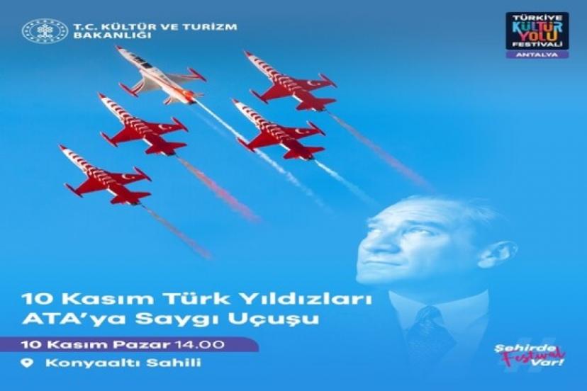10 KASIM'DA TÜRK YILDIZLARINDAN 