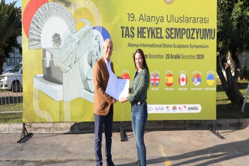 19. ALANYA ULUSLARARASI TAŞ HEYKEL SEMPOZYUMU SONA ERDİ