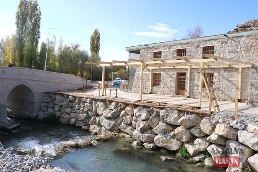 100 YILLIK BÜNYAN DEĞİRMENİ RESTORE EDİLDİ, TURİZM İÇİN ÇARKI DÖNECEK