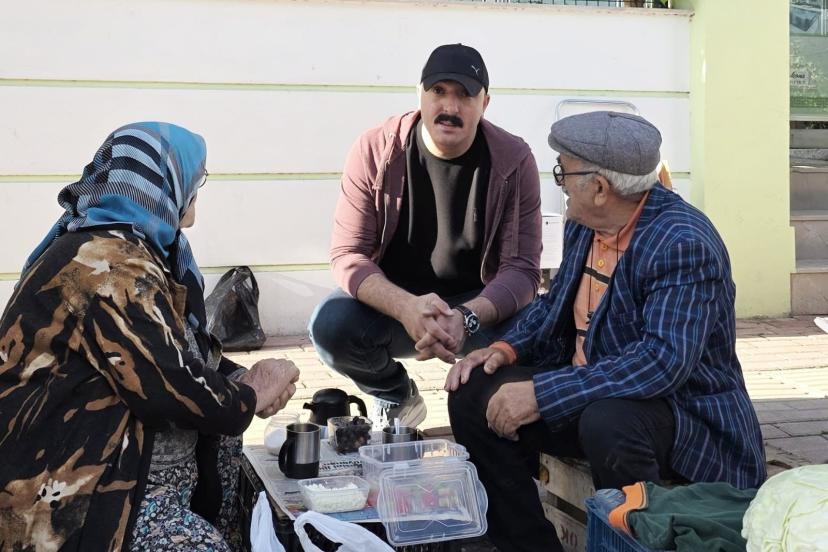 CEM KOTAN, KONYAALTI ESNAFINI ZİYARET ETTİ