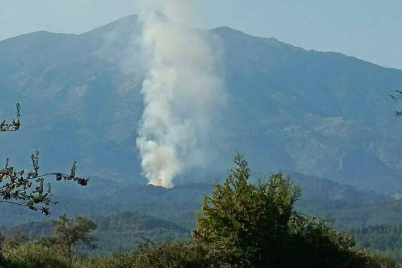 MUĞLA SEYDİKEMER’DE ORMAN YANGINI, EKİPLER MÜDAHALE EDİYOR