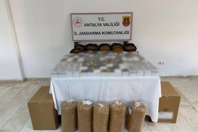 SERİK’TE KAÇAK TÜTÜN BASKINI