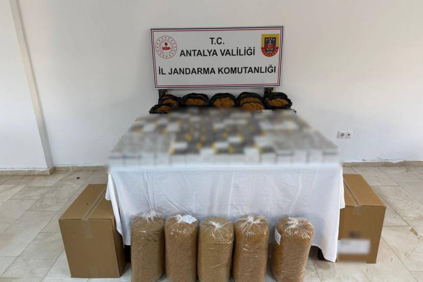 SERİK’TE KAÇAK TÜTÜN BASKINI