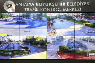 ANTALYA TRAFİĞİ AKILLI SİSTEMLE 7/24 KONTROL ALTINDA