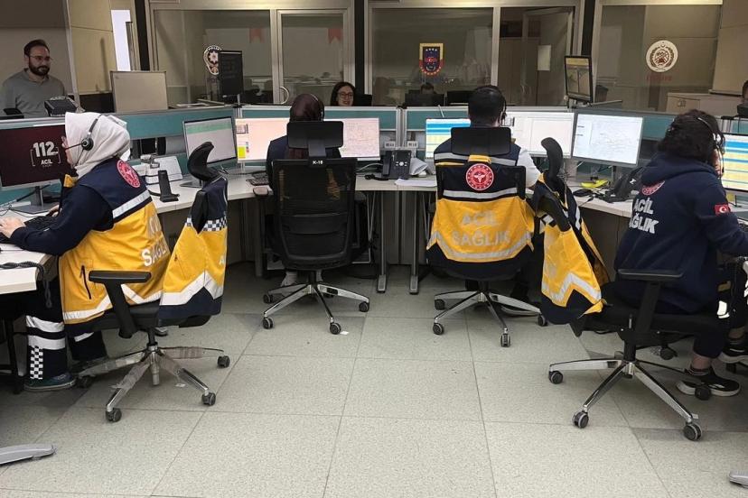 112 EKİPLERİ ANTALYA’DA HIZLA MÜDAHALE EDİYOR