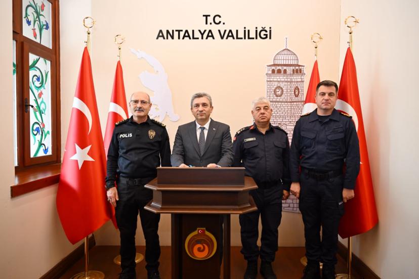 ANTALYA’DA OCAK AYI GÜVENLİK TABLOSU AÇIKLANDI