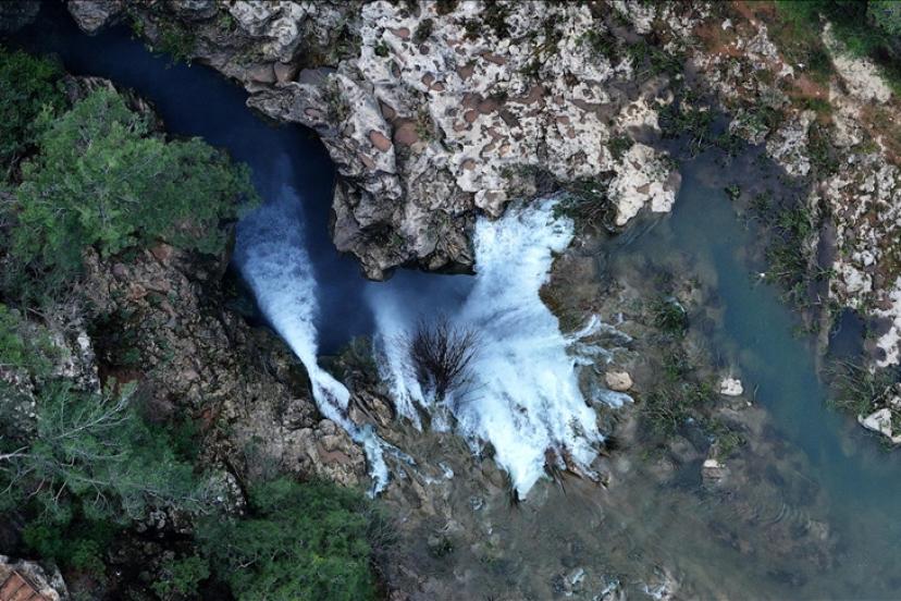 GÜVER ŞELALESİ YENİDEN ÇAĞLIYOR
