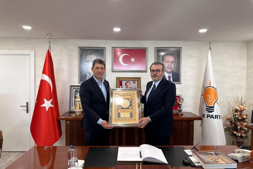 MAHİR ÜNAL ANTALYA TEŞKİLATIYLA BULUŞTU