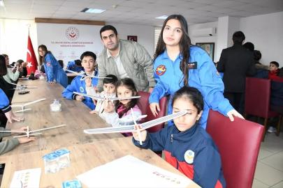 ŞEHİT VE GAZİ ÇOCUKLARI GÖKYÜZÜYLE BULUŞTU