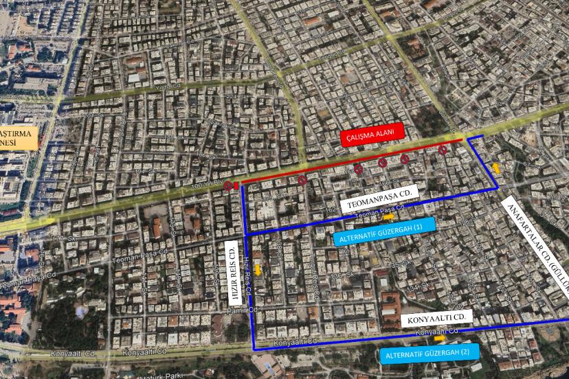 100. YIL BULVARI’NDA ASFALT ETABI: YOL GEÇİCİ OLARAK TRAFİĞE KAPANACAK