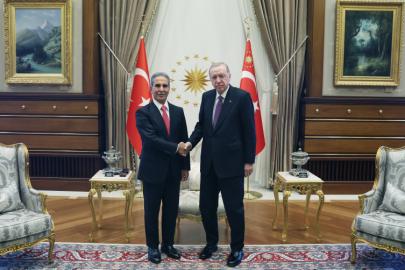 ERDOĞAN, IRAKLI YARGI BAŞKANINI KABUL ETTİ