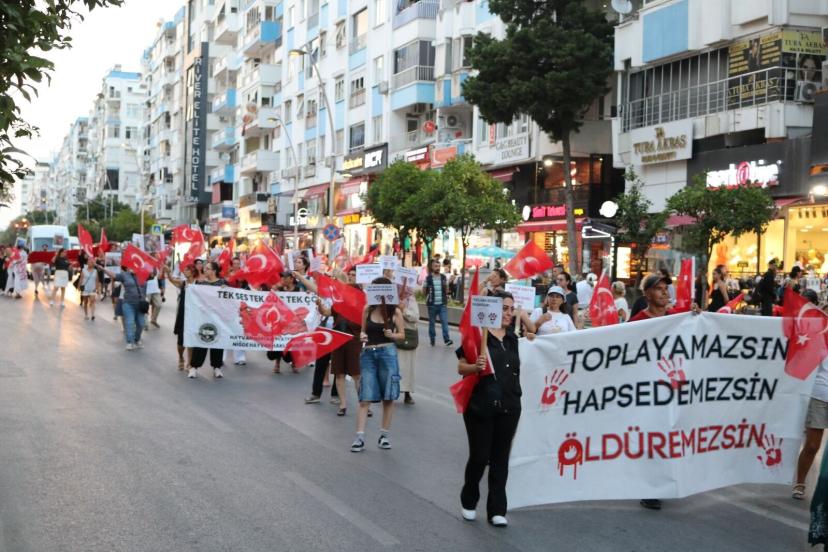 ANTALYA'DA "YAŞAM HAKKI" ÇAĞRISI