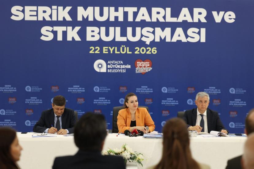 BÜŞRA ÖZDEMİR SERİK’TE MESAJI VERDİ: “HER TALEP YOL HARİTAMIZ”
