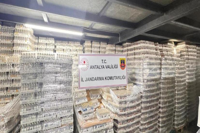 5.8 TON KAÇAK VOTKA YAKALANDI 