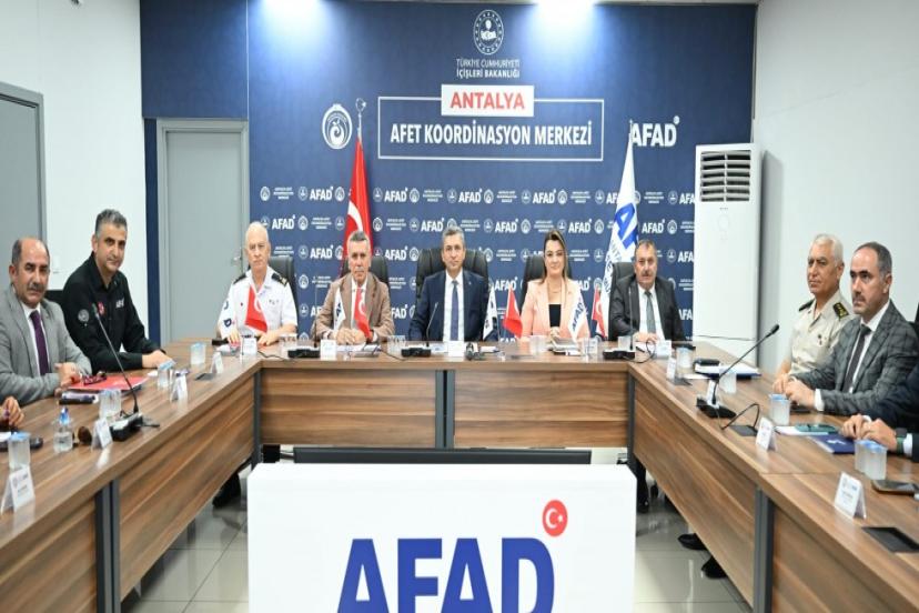 AFAD MERKEZİ'NDE ÖNEMLİ TOPLANTI