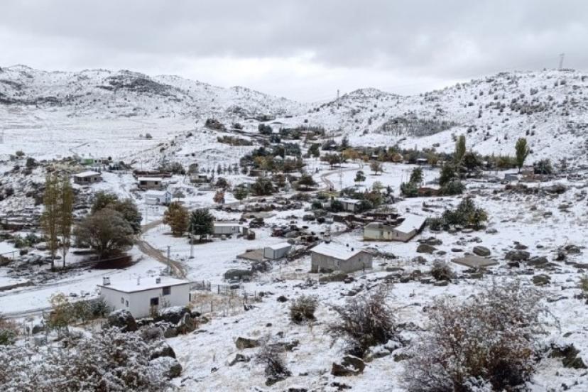 AKSEKİ YAYLALARI BEYAZA BÜRÜNDÜ