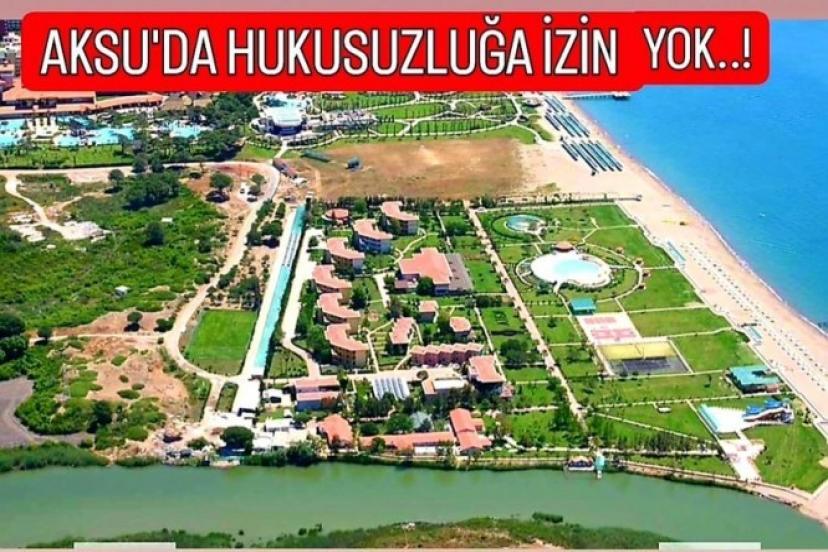 AKSU BELEDİYESİ'NİN YANLIŞI YARGIDAN DÖNDÜ...