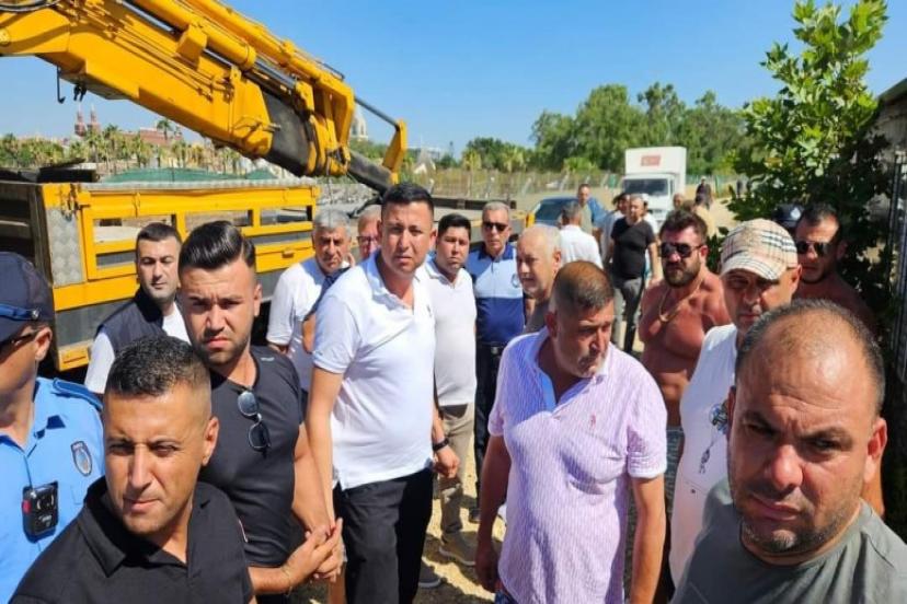 AKSU ÇAYI KAÇAKLARI KALDIRILIYOR