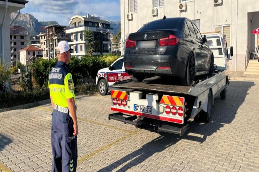 ALANYA’DA DRİFT ŞOVU HÜSRANLA BİTTİ