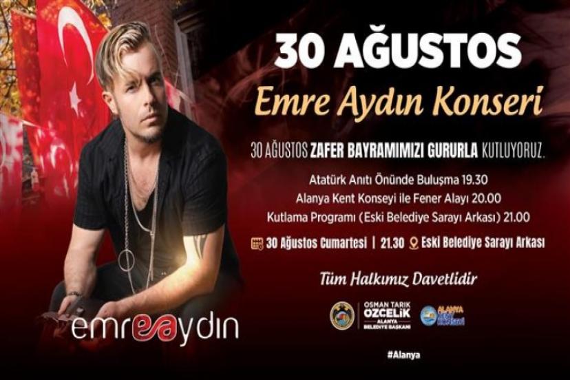 ALANYA'DA ZAFER BAYRAMI COŞKUSU YAŞANACAK 