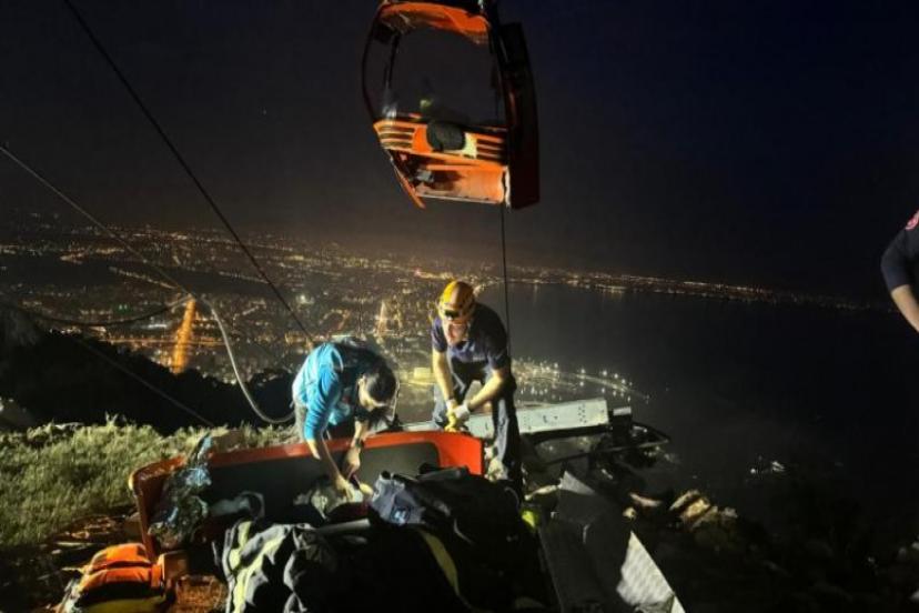 ANTALYA'DA TELEFERİK KAZASI