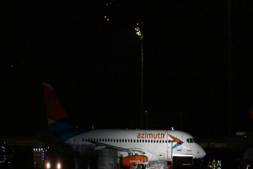 ANTALYA'DA UÇAKTA ÇIKAN YANGINA 23 SANİYEDE MÜDAHALE EDİLDİ