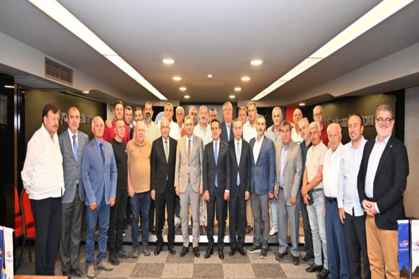 ANTALYA VALİSİ HULUSİ ŞAHİN ATB’NİN KONUĞU OLDU