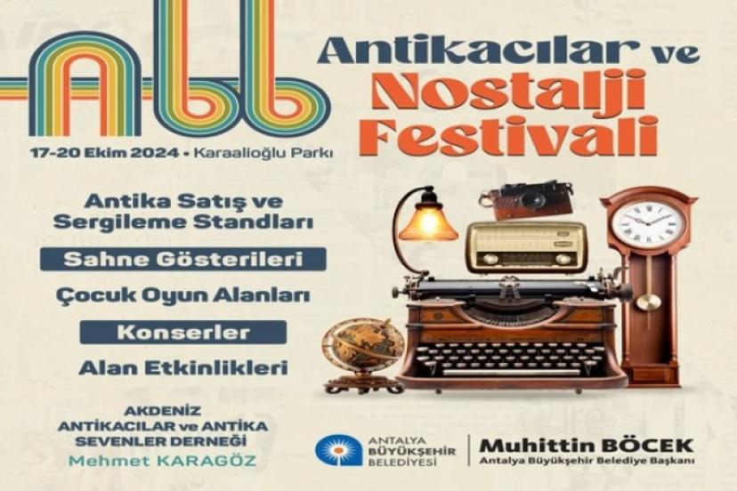 ANTİKA VE NOSTALJİ FESTİVALİ 17 EKİM’DE BAŞLIYOR