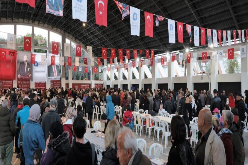 ATATÜRK SPOR SALONU’NDA  İFTAR SOFRASI KEYFİ