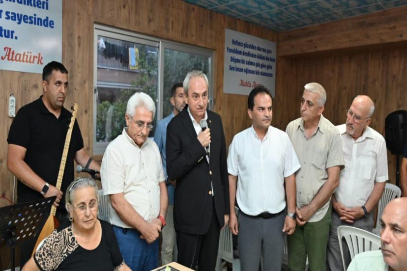 BAŞKAN KOCAGÖZ YAS LOKMASINI PAYLAŞTI