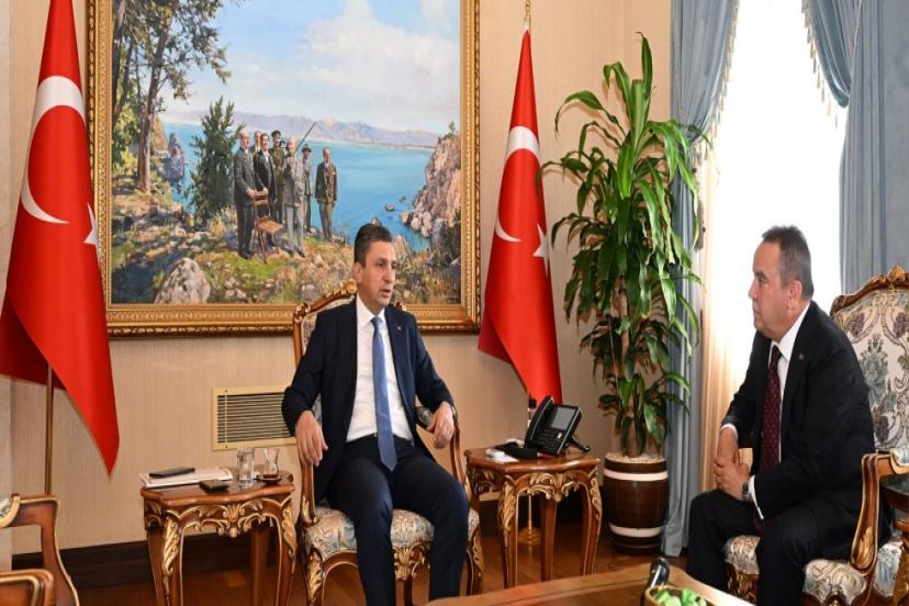 BÖCEK'TEN İLK ZİYARET VALİ ŞAHİN'E