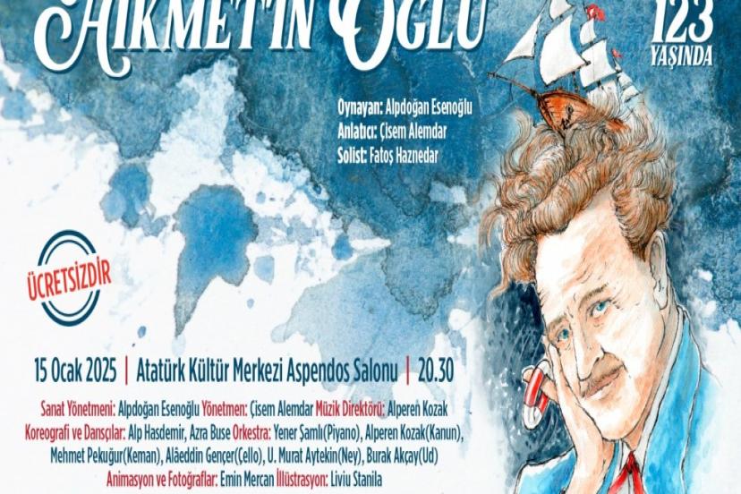 BÜYÜKŞEHİR BELEDİYESİ NAZIM HİKMET’İ ANIYOR