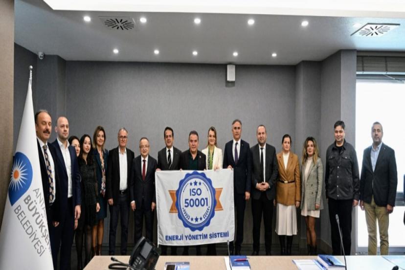BÜYÜKŞEHİR BELEDİYESİ’NE ISO 50001 BELGESİ TESLİM EDİLDİ