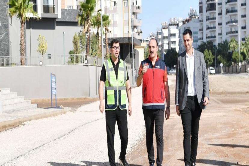 CEM KOTAN ÇALIŞMALARI YERİNDE TAKİP EDİYOR 