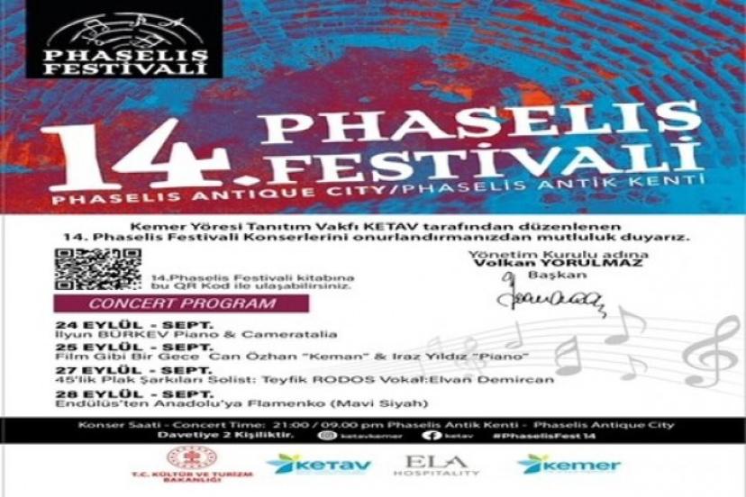ELA EXCELLENCE RESORT BELEK, 14. PHASELİS FESTİVALİ’NİN GOLD SPONSORU OLDU 