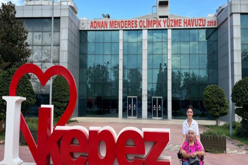 ENGELLİ VATANDAŞIN YÜZME HAYALİ GERÇEK OLDU