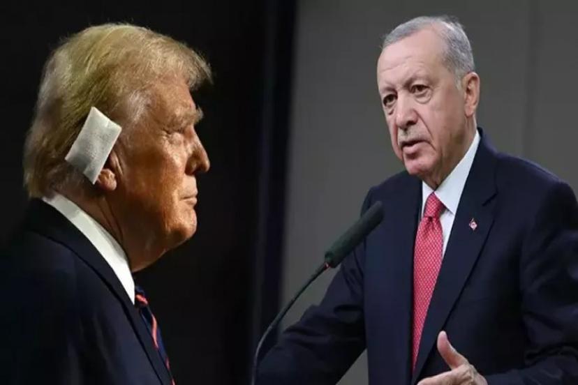 ERDOĞAN, TRUMP İLE GÖRÜŞTÜ