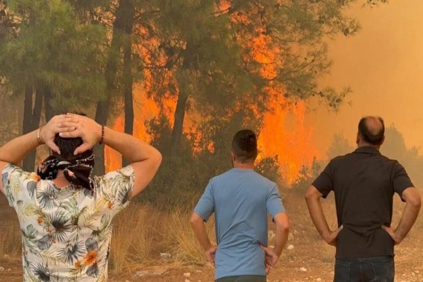 GAZİPAŞA’DA ORMAN ALEV ALEV: MÜCADELE TAM KAPASİTEYLE SÜRÜYOR