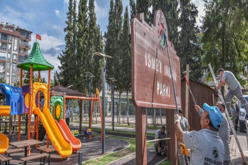 İSMET İNÖNÜ PARKI YENİLENDİ