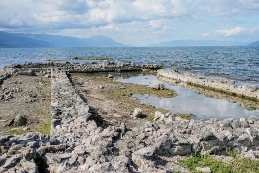 İZNİK GÖLÜ'NDEKİ BATIK BAZİLİKA GELECEK YIL ZİYARETE AÇILACAK
