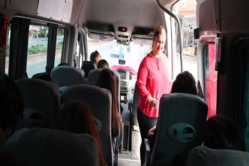 KEMER BELEDİYESİ OKUL SERVİSLERİNİ DENETLEDİ