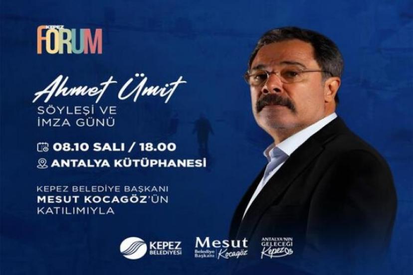 KEPEZ FORMUNUN EKİM KONUĞU YAZAR AHMET ÜMİT