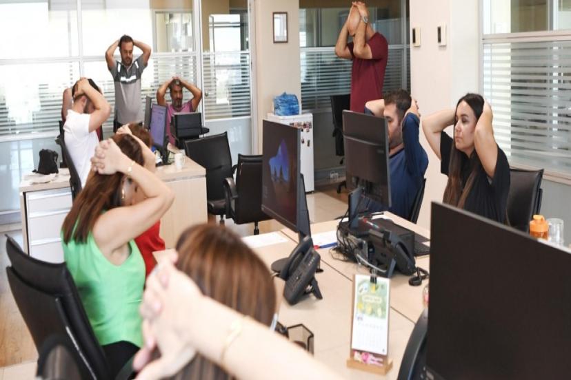 KONYAALTI BELEDİYESİNDE  SPOR SAATİ 