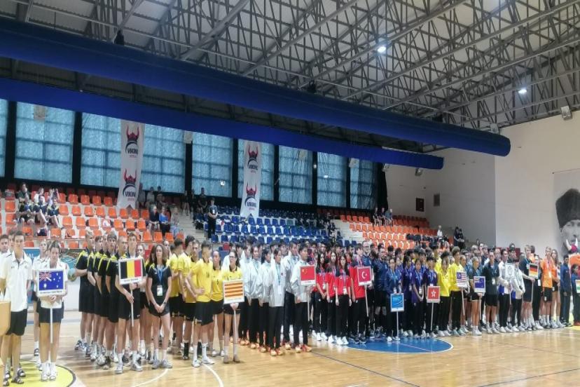 KORFBOL DÜNYA ŞAMPİYONASI KEMER’DE BAŞLADI 