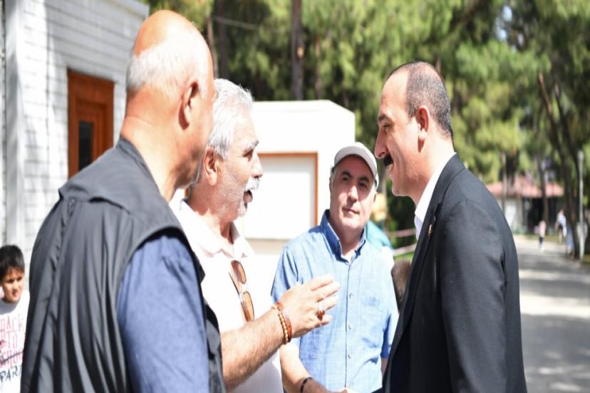 KOTAN, HAYATPARK’TA VATANDAŞLARLA BULUŞTU 