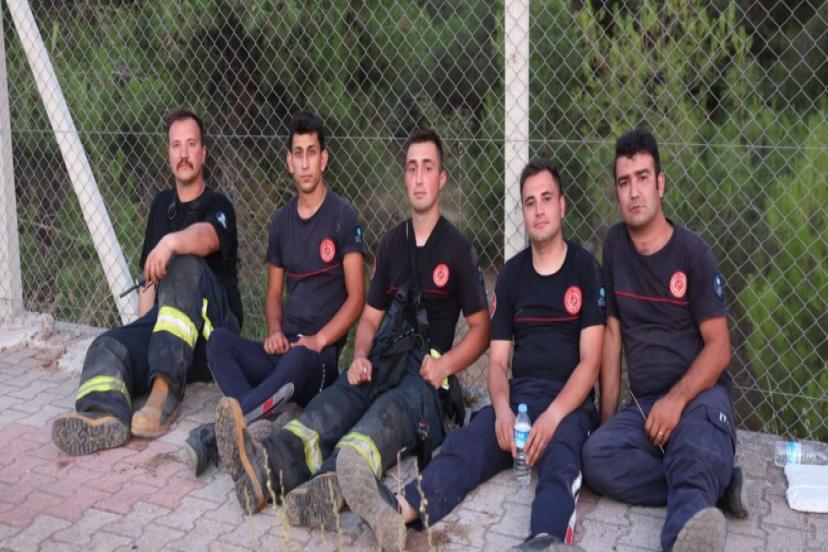 LARA'DAKİ YANGIN KONTROL ALTINA ALINDI