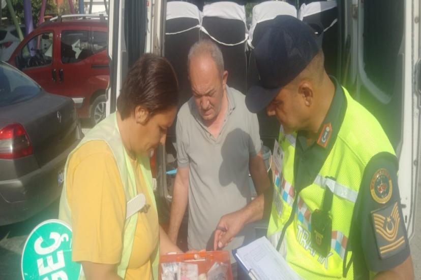 OKUL SERVİS ARAÇLARI DENETLENDİ