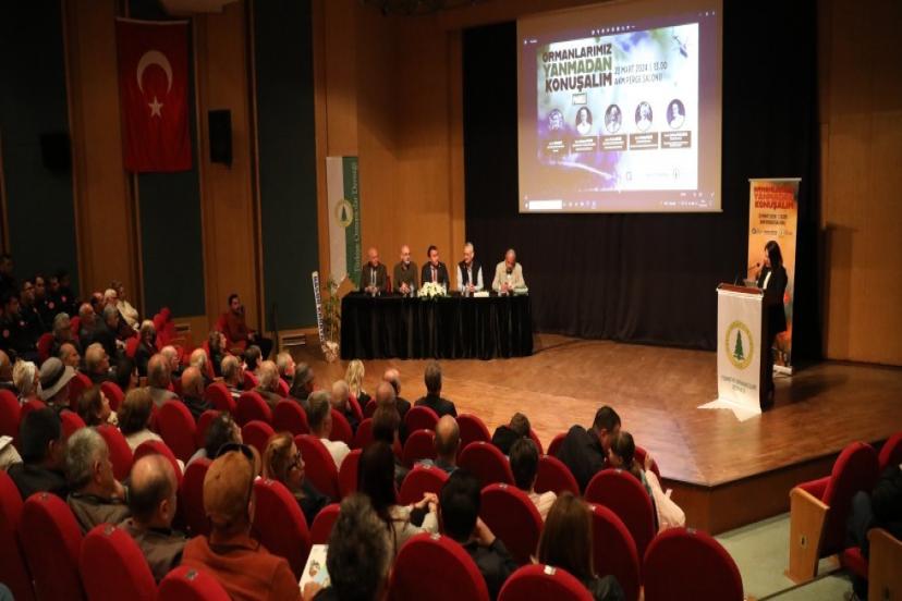 "ORMANLARIMIZ YANMADAN KONUŞALIM" PANELİ DÜZENLENDİ